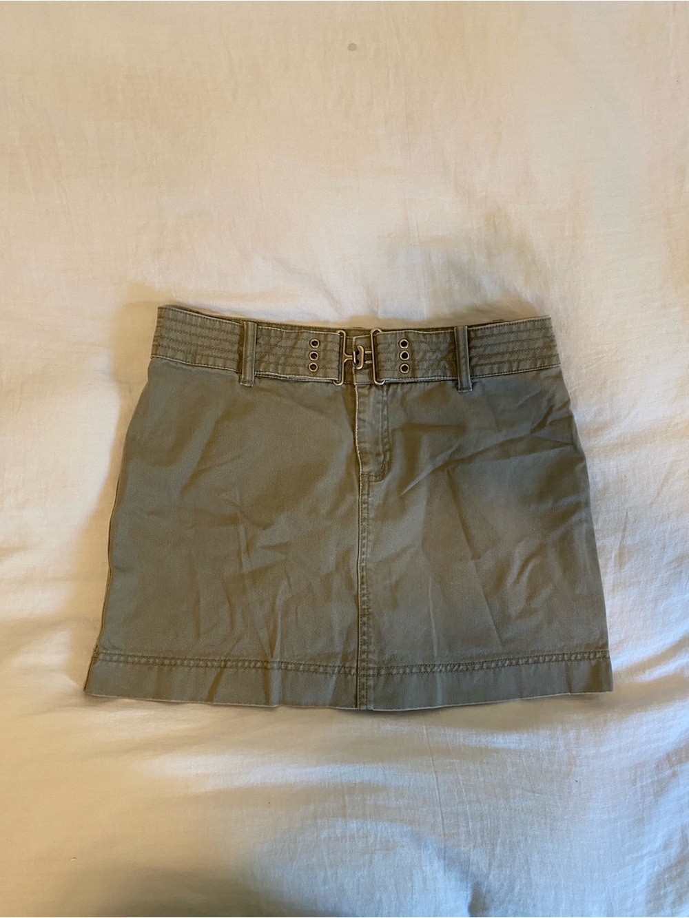 Y2K American eagle mini army skirt